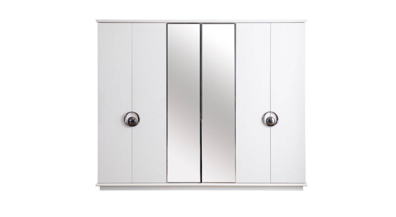 Alacati Kleiderschrank mit 4 Türen