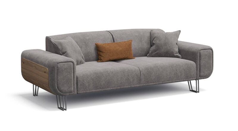 Basic Dreisitzer-Sofa mit Bettfunktion