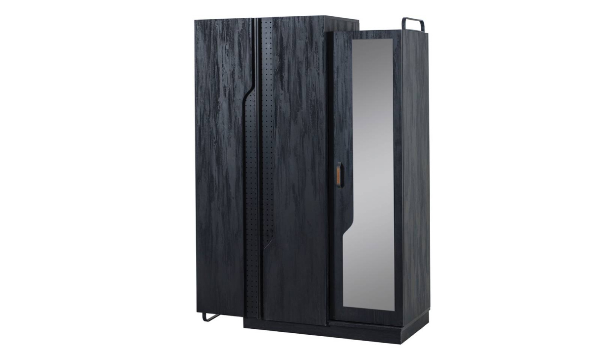 Dark Kleiderschrank mit 3 Türen