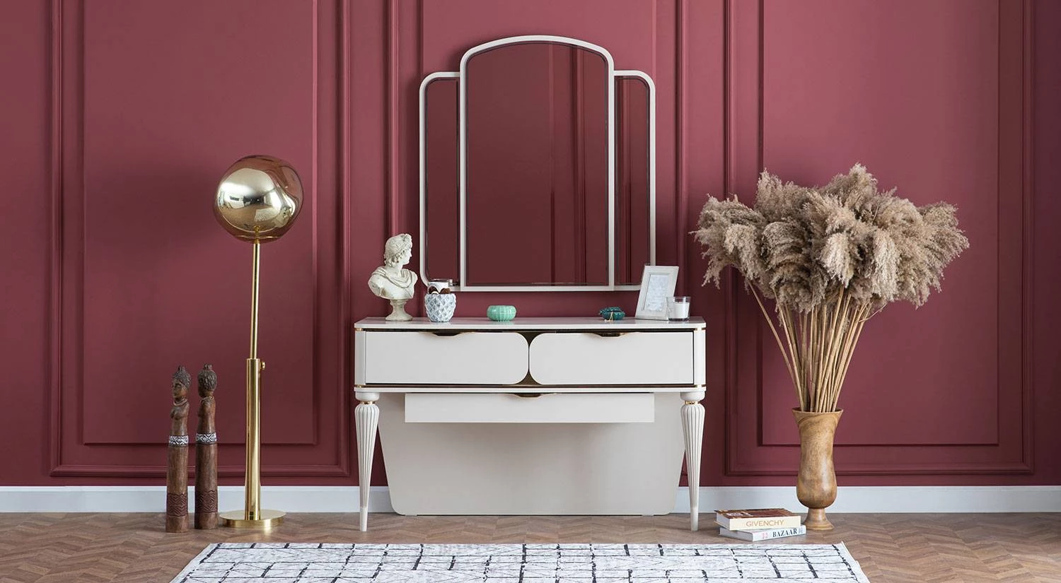 Belinda Schminktisch mit Spiegel