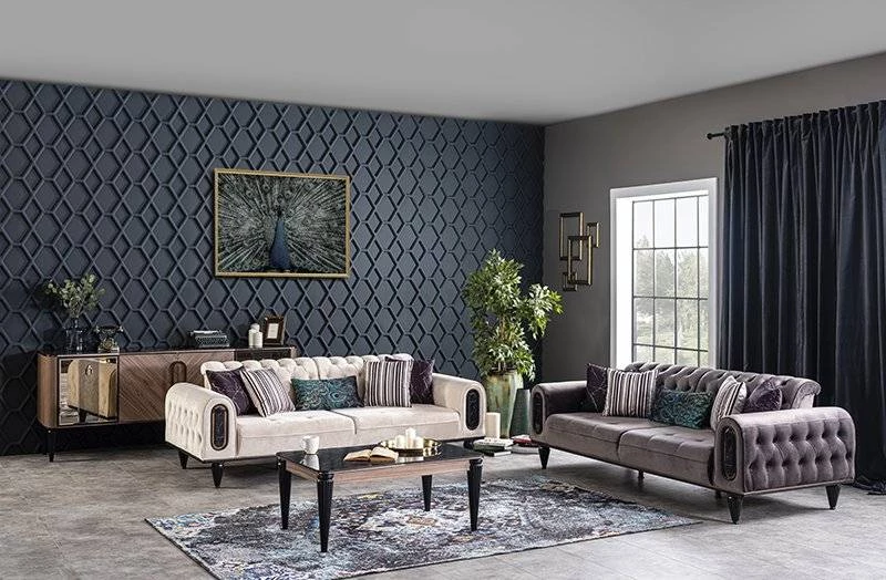 Istinye Dreisitzer-Sofa mit Bettfunktion