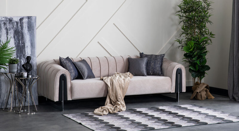 Manavgat Dreisitzer-Sofa mit Bettfunktion