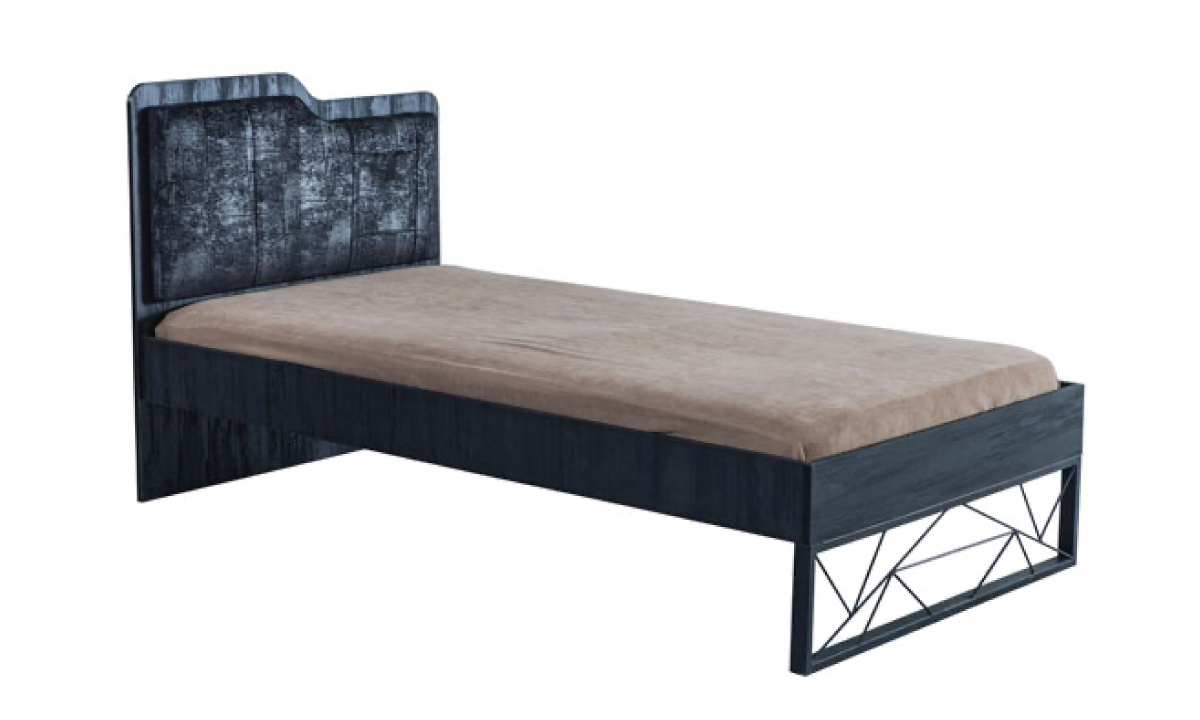 Dark Bett 100×200 cm