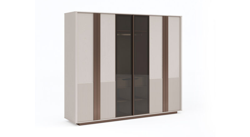 Alfa Kleiderschrank mit 6 Türen