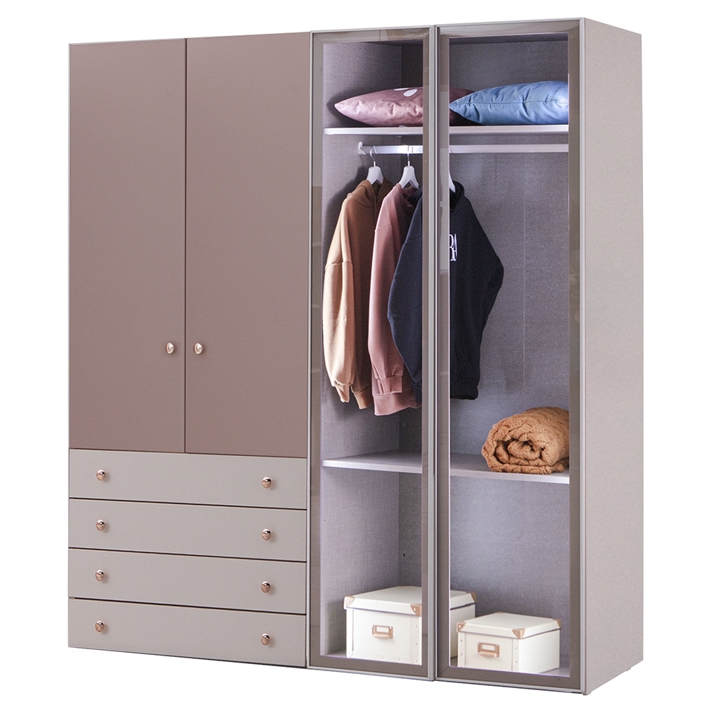 Kleiderschrank mit vier Türen Ro-408