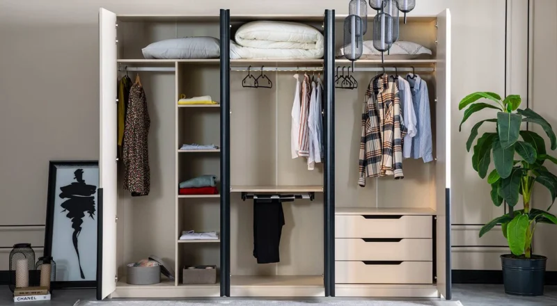 Zeugma Kleiderschrank mit 6 Türen