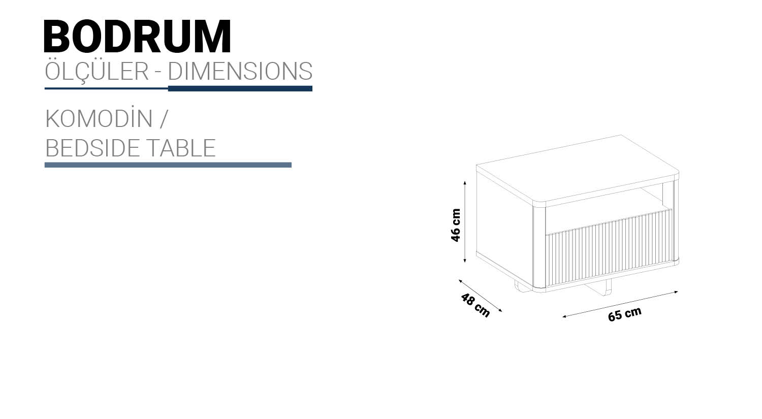 Bodrum Nachtkasten