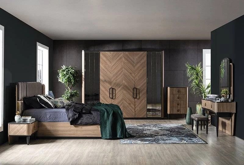 İstinye Kleiderschrank mit 6 Türen