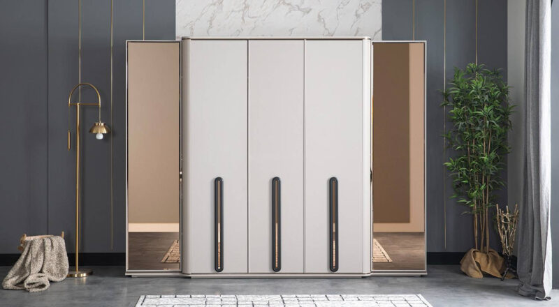   Ottoman Kleiderschrank mit 5 Türen