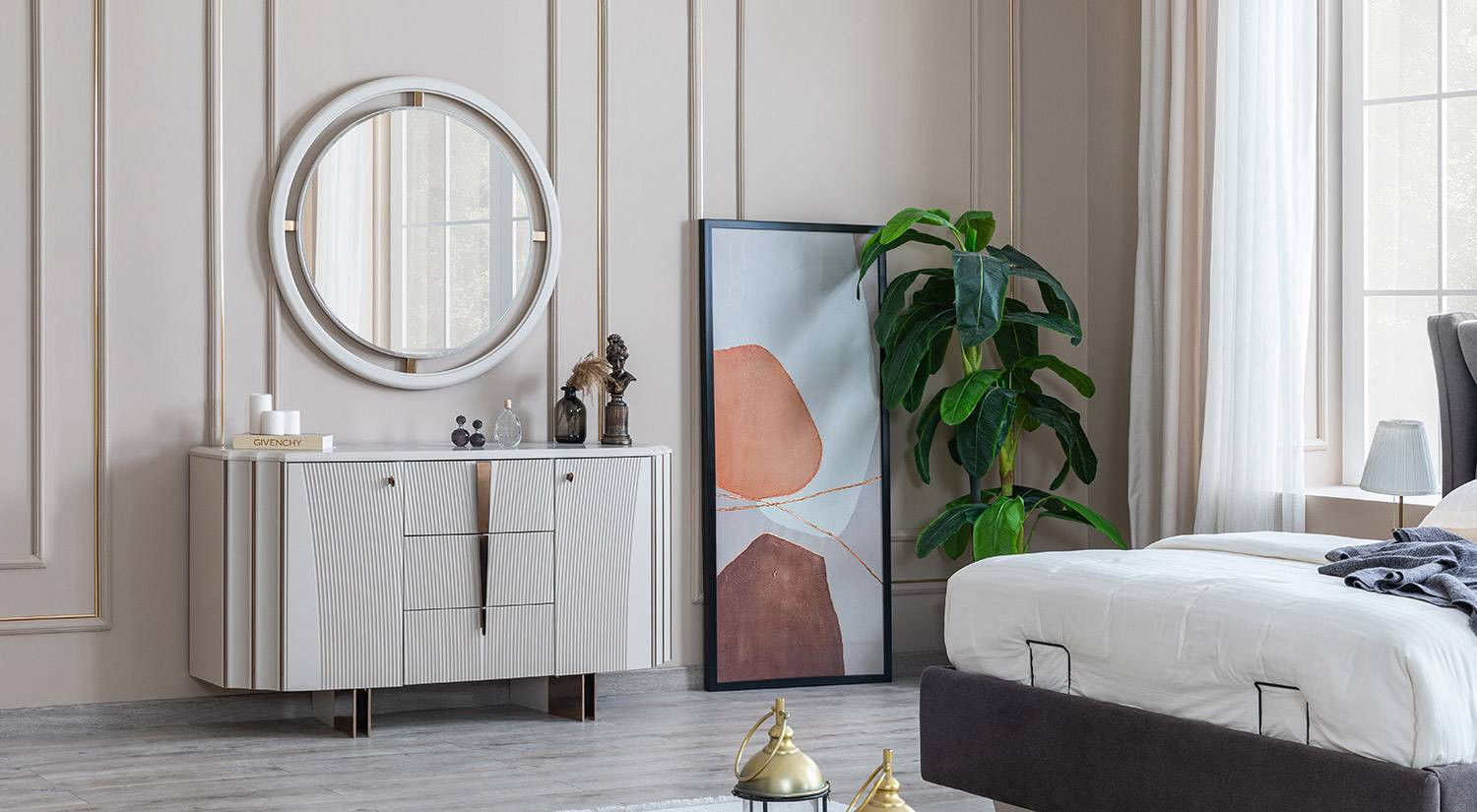 Biga Schminktisch mit Spiegel