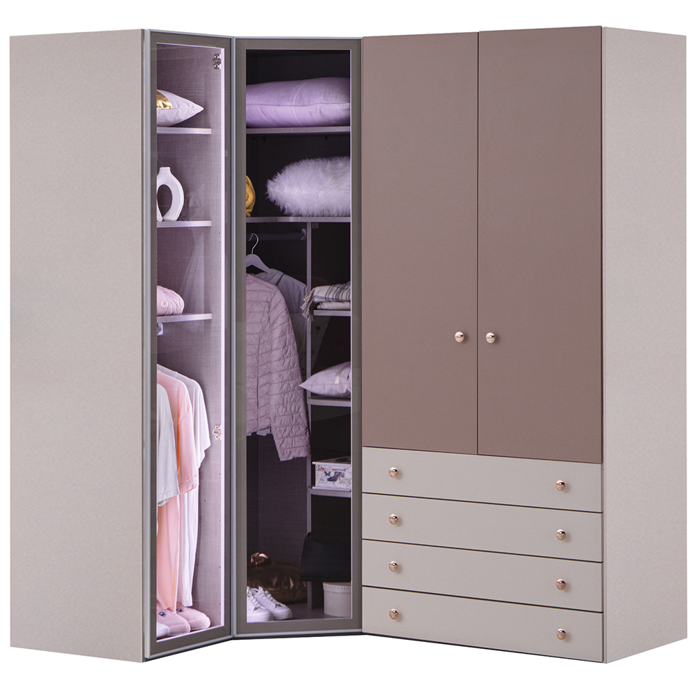 Eck Kleiderschrank Ro-839