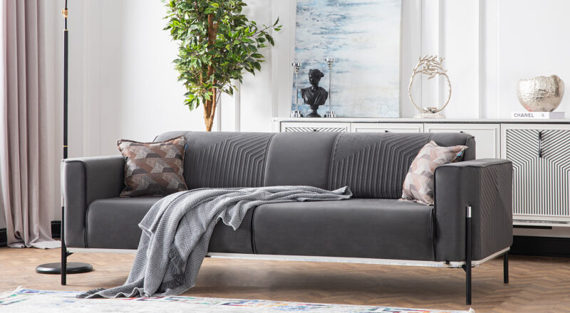 Girne Dreisitzer-Sofa mit Bettfunktion