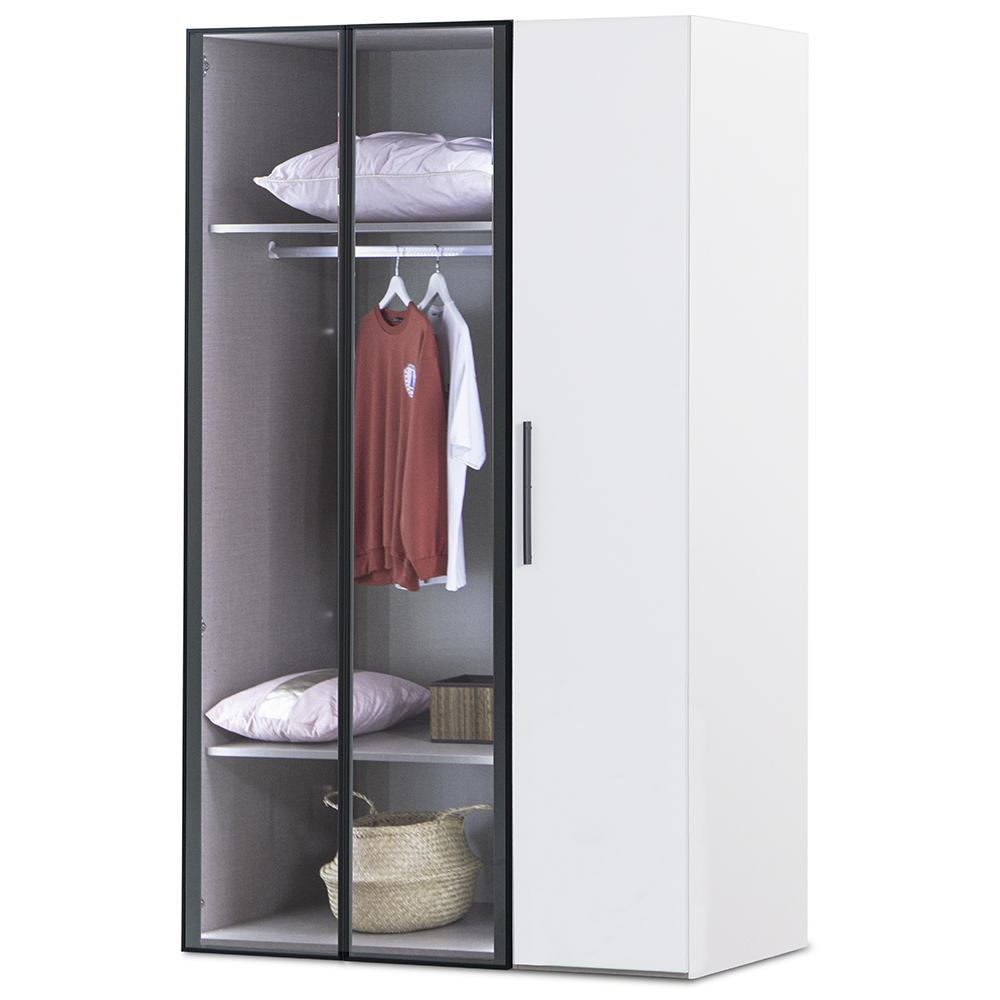 Kleiderschrank mit drei Türen AW-304