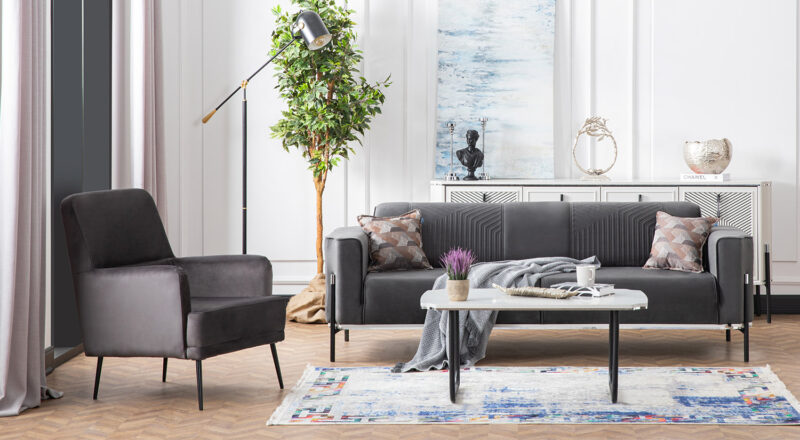 Girne Zweisitzer-Sofa mit Bettfunktion