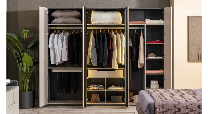 Efor Kleiderschrank mit 6 Türen