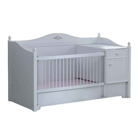 Isabella erweiterbares Baby Bett - 80x180cm