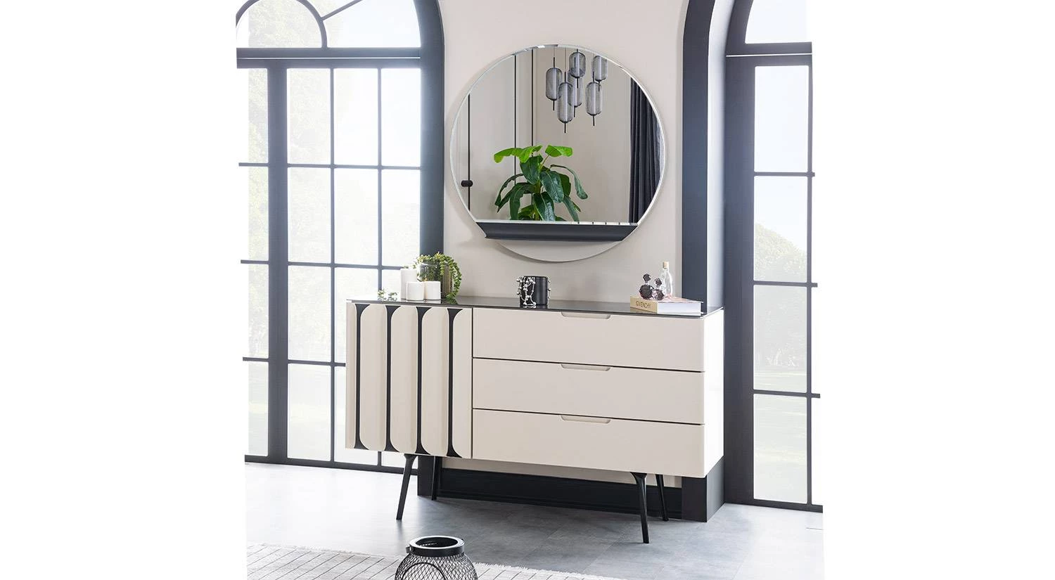 Zeugma Schminktisch mit Spiegel