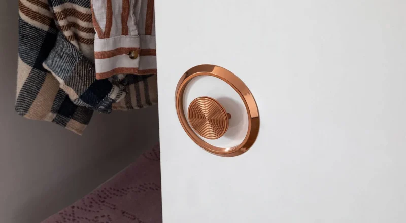 Retro Weiß Kleiderschrank mit 5 Türen