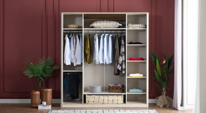 Belinda Kleiderschrank mit 6 Türen