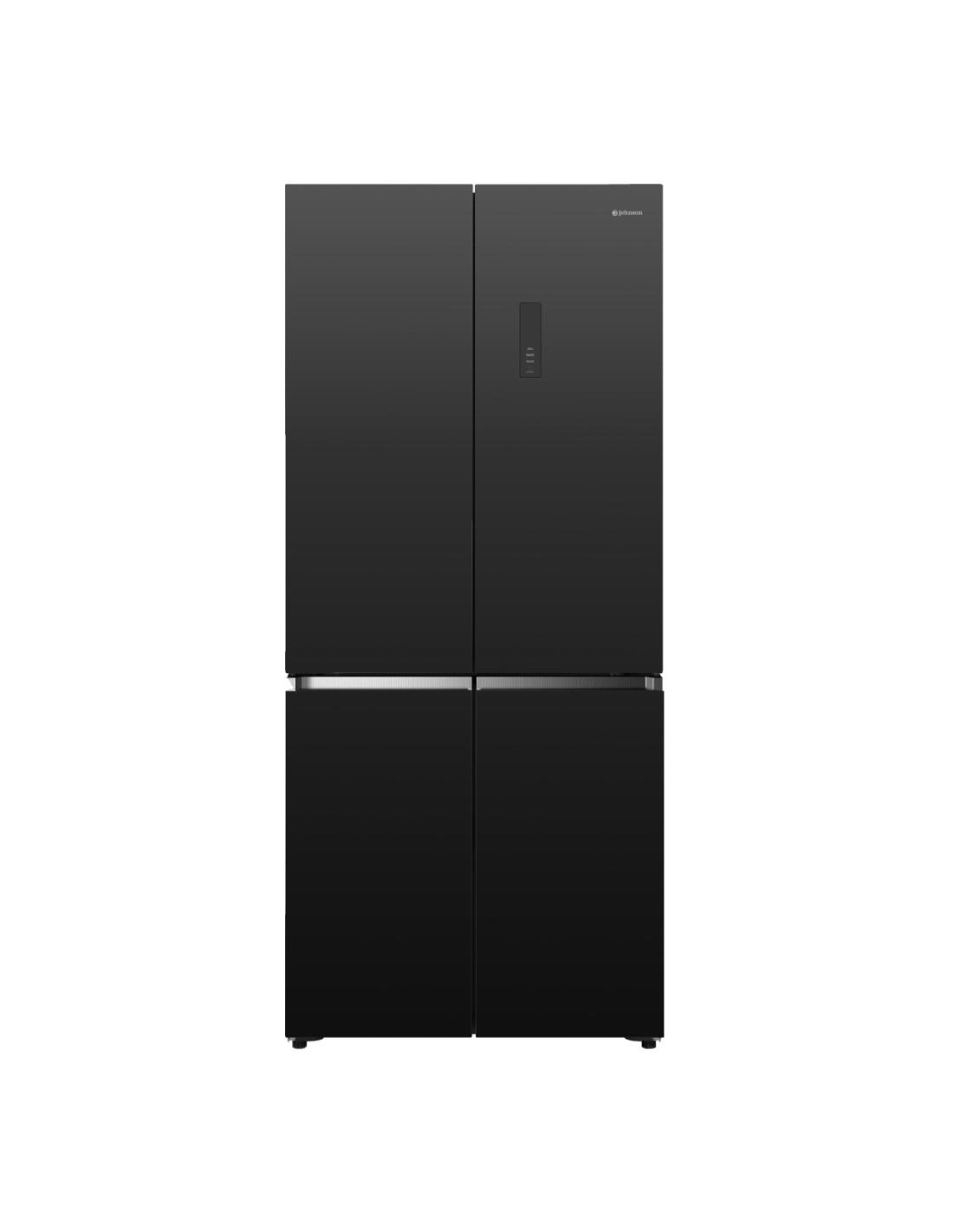 Four-door fridge 190 × 84 cm – E class – dark inox