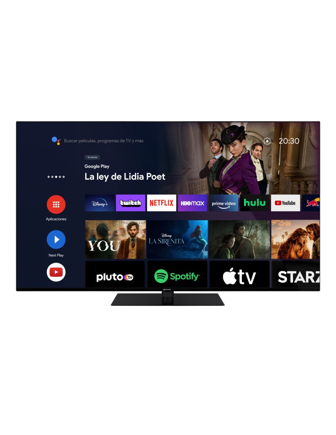 Television 70" QLED 4K Android TV – Black