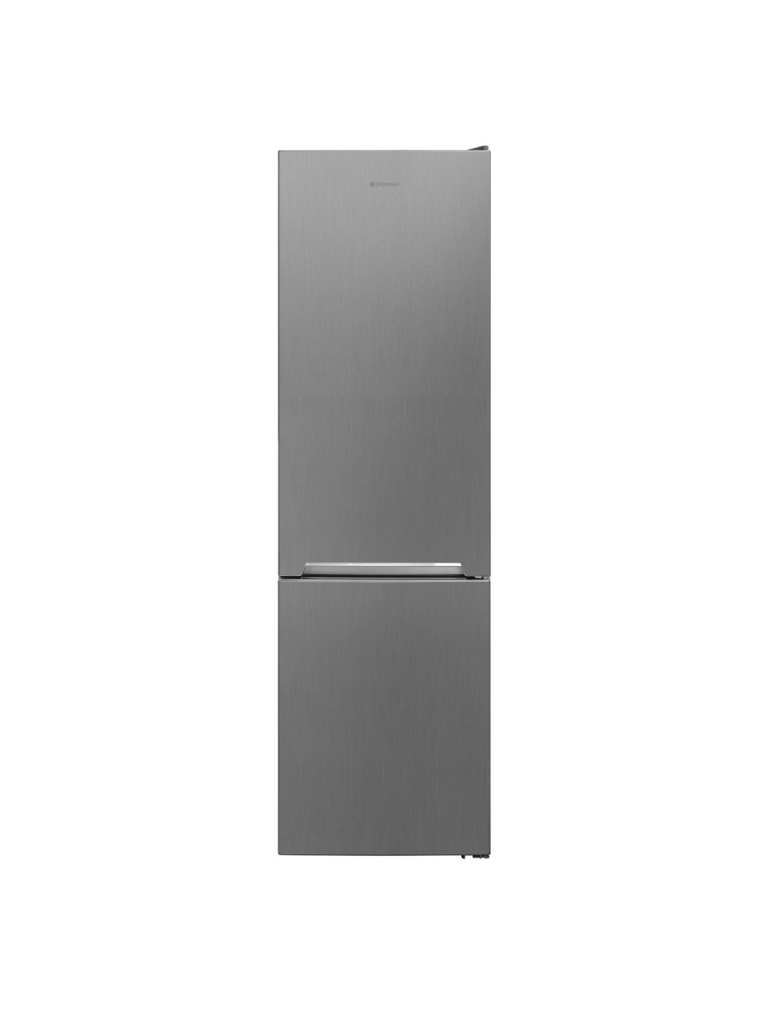 Combi fridge freezer 201 × 60 cm – E class – inox look