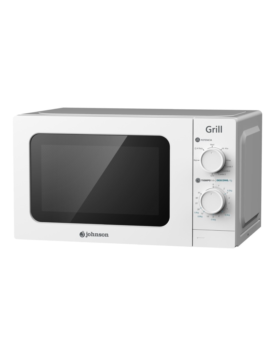 Microwave with grill, 20 litres, white - JOMI20GB