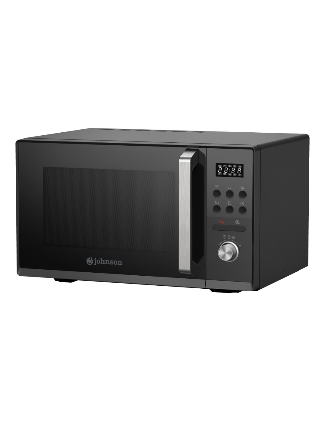 Microwave with grill, 30 litres, black - JOMI30DGN