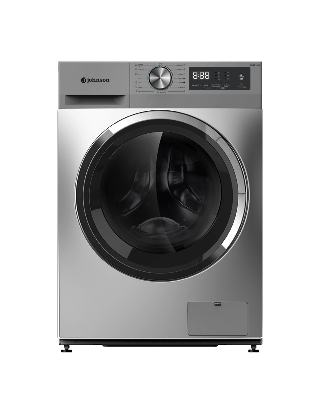 Washing Machine 10 kg A Inox - EBRO100X