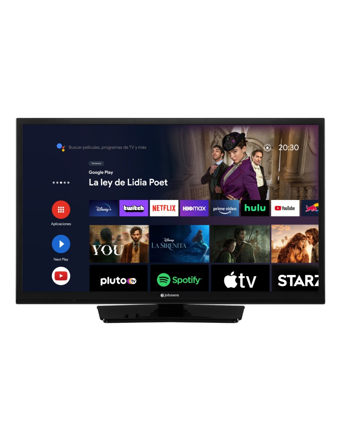 Television 24" HD Ready Android TV – Black