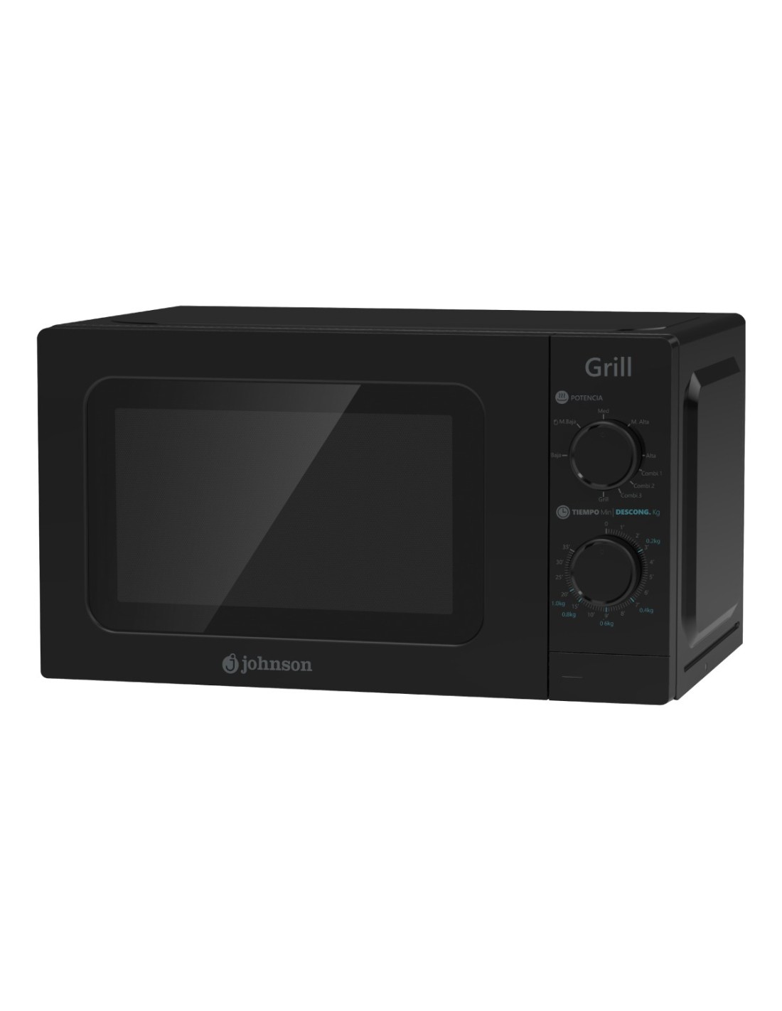 Microwave with grill, 20 litres, black - JOMI20GN