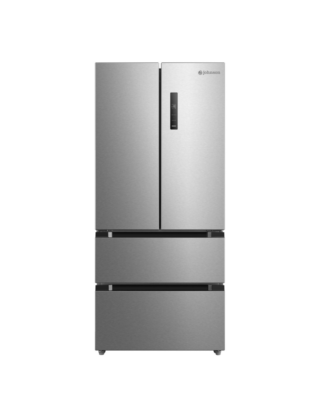 Refrigerator – French 190 × 84 cm – 2 doors 2 drawers – E class – Stainless steel