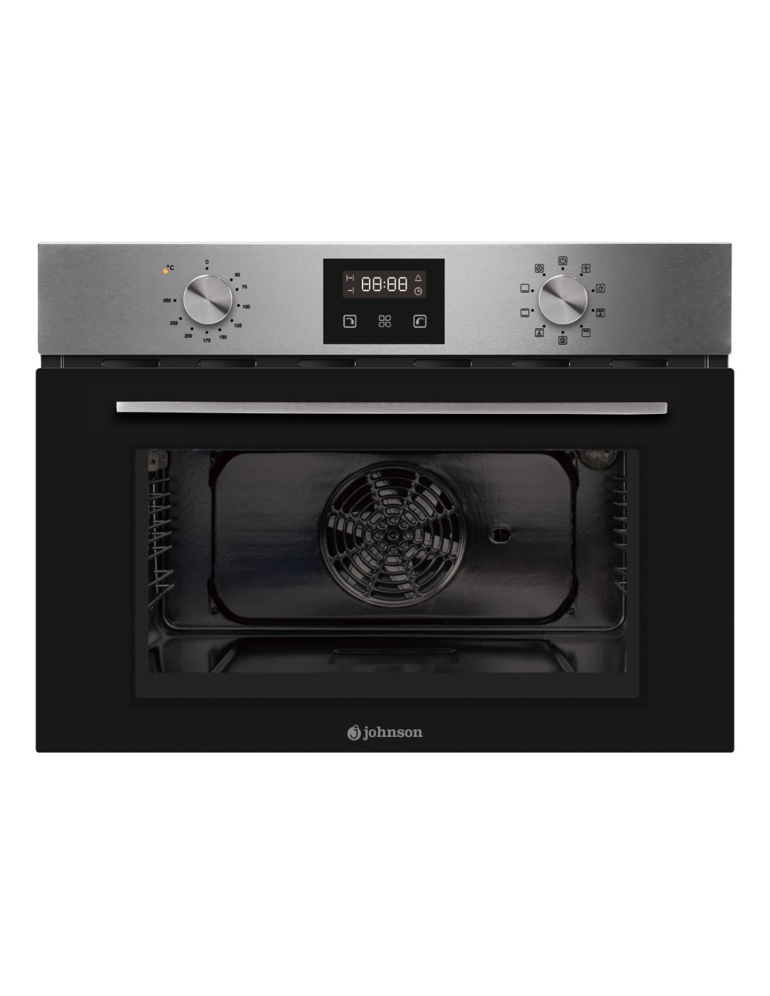 Built-In Oven – 8 Functions – 45 cm – Stainless Steel & Black Glass - JOR45X