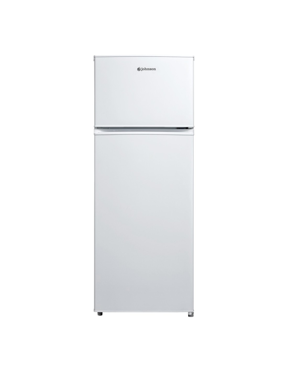 Double-door fridge 143 × 55 cm – E class – white