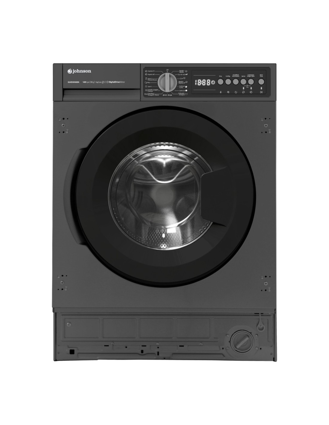 Built-In Washing Machine 8 kg A Dark Inox