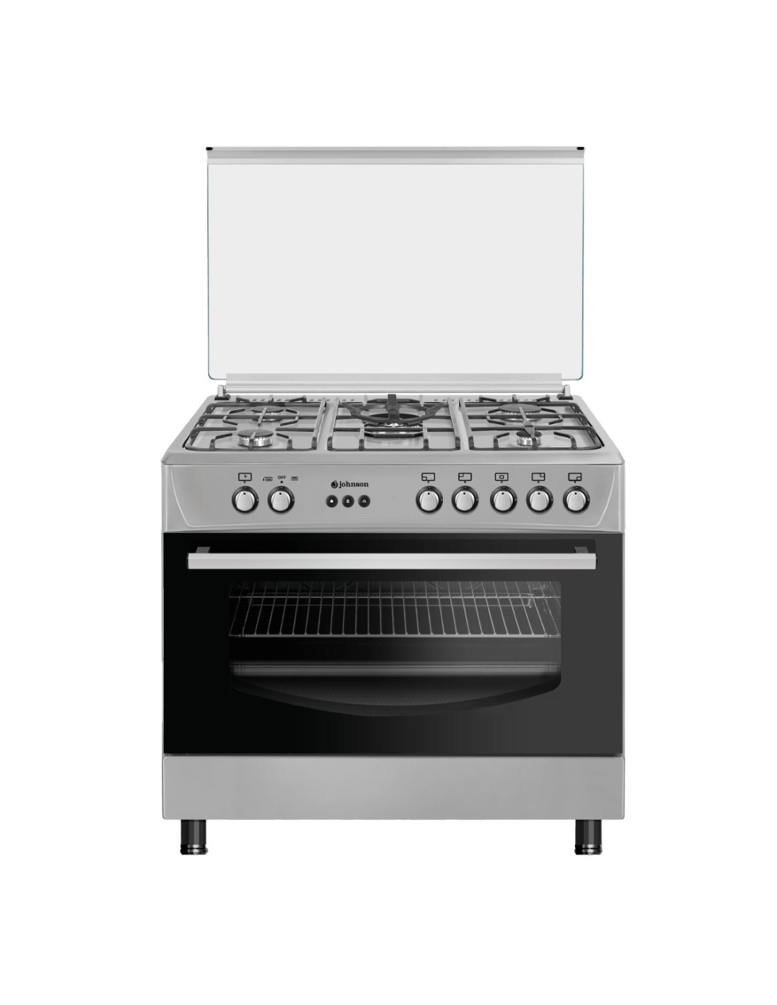 Natural gas cooker 90 cm inox