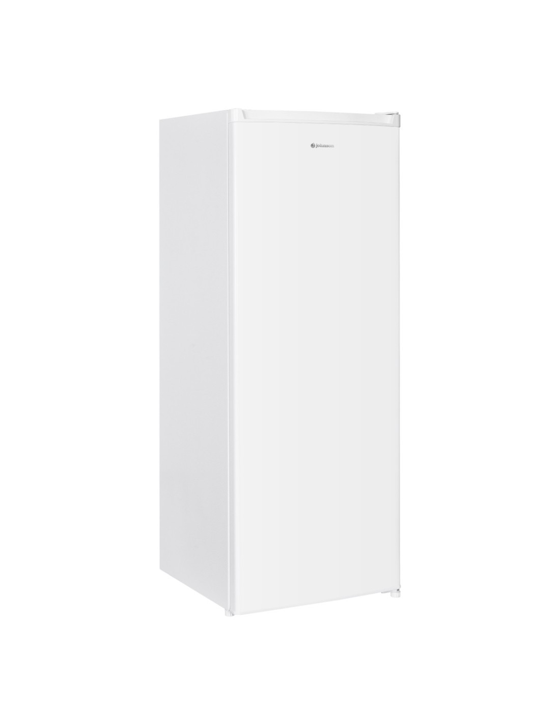 Vertical one-door fridge 143 × 55 cm – E class – white