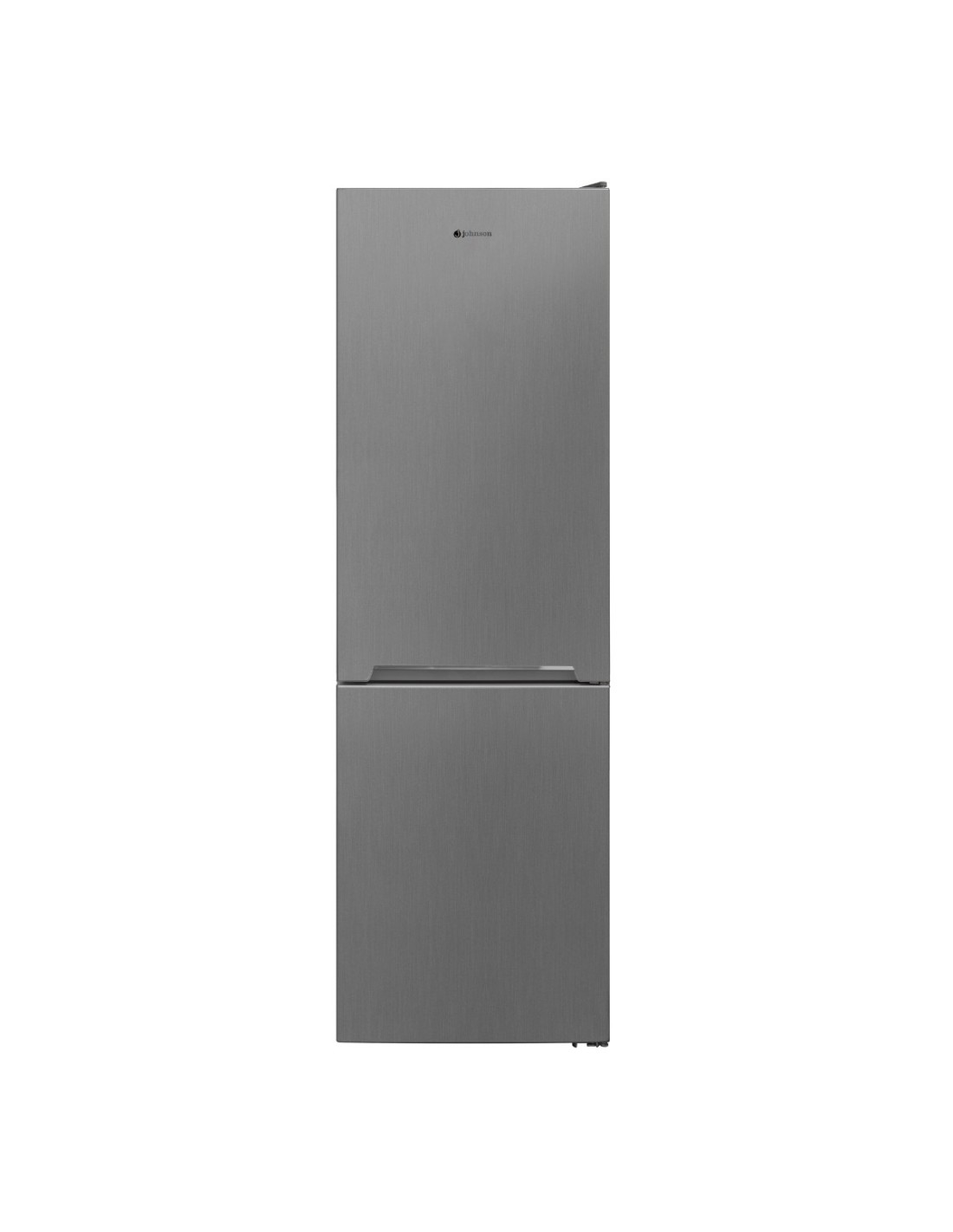 Combi fridge freezer 186 × 60 cm – E class – inox look