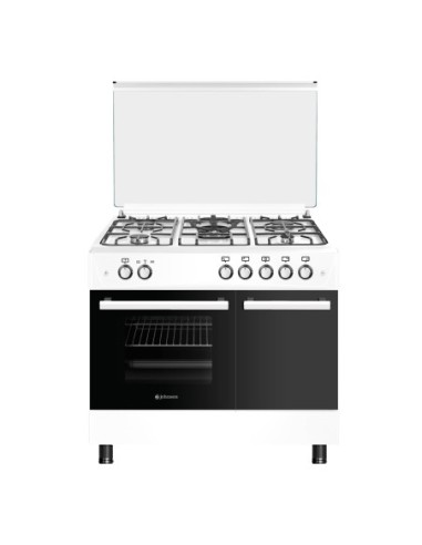 Butane gas cooker 90 cm white