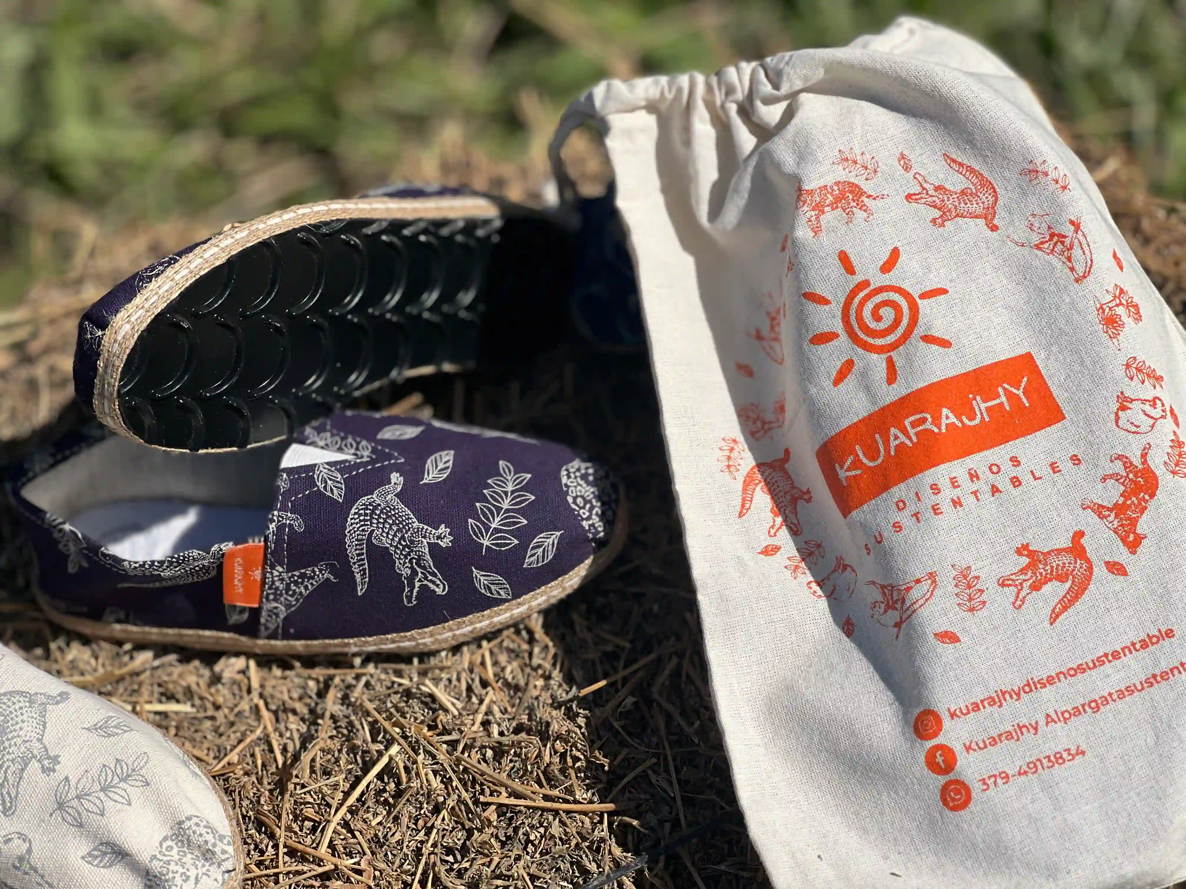 Alpargata Iberá Azul Sustentable