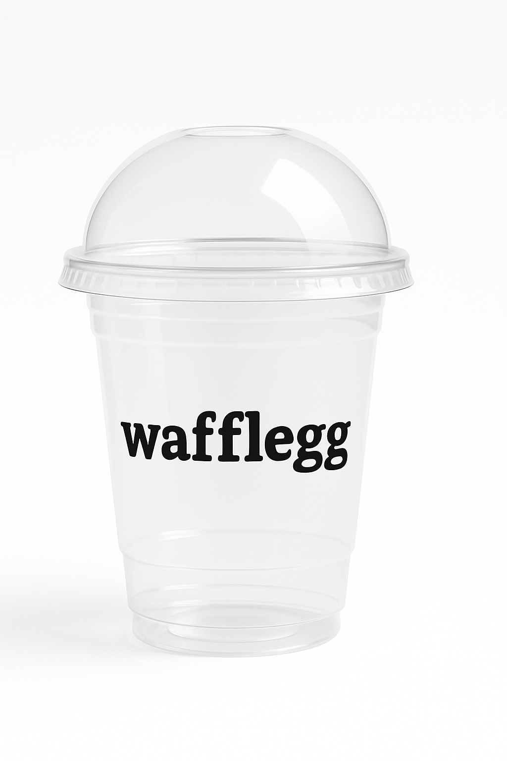 Vaso Bebidas Frías Wafflegg® 16 oz con tapa domo