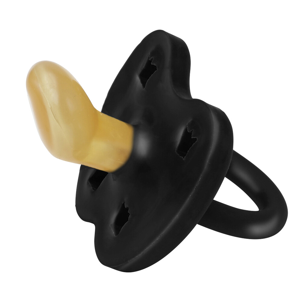 HEVEA Ortodontinis čiulptukas, OUTTER SPACE BLACK, 3-36 mėn