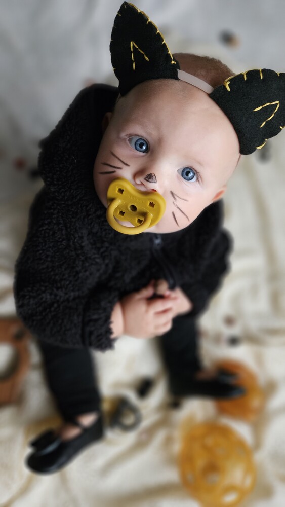 HEVEA Ortodontinis čiulptukas, GOLDEN HONEY, 3-36 mėn