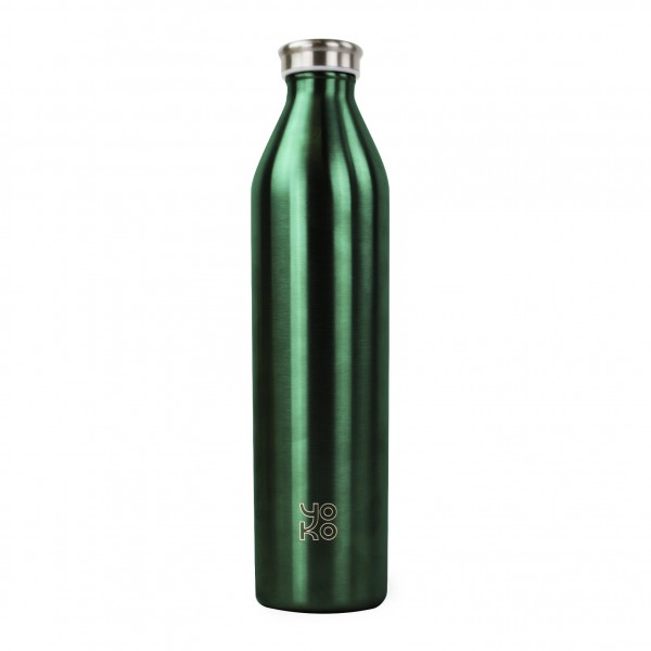 XL nerūdijančio plieno gertuvė, GREEN, 1000 ml