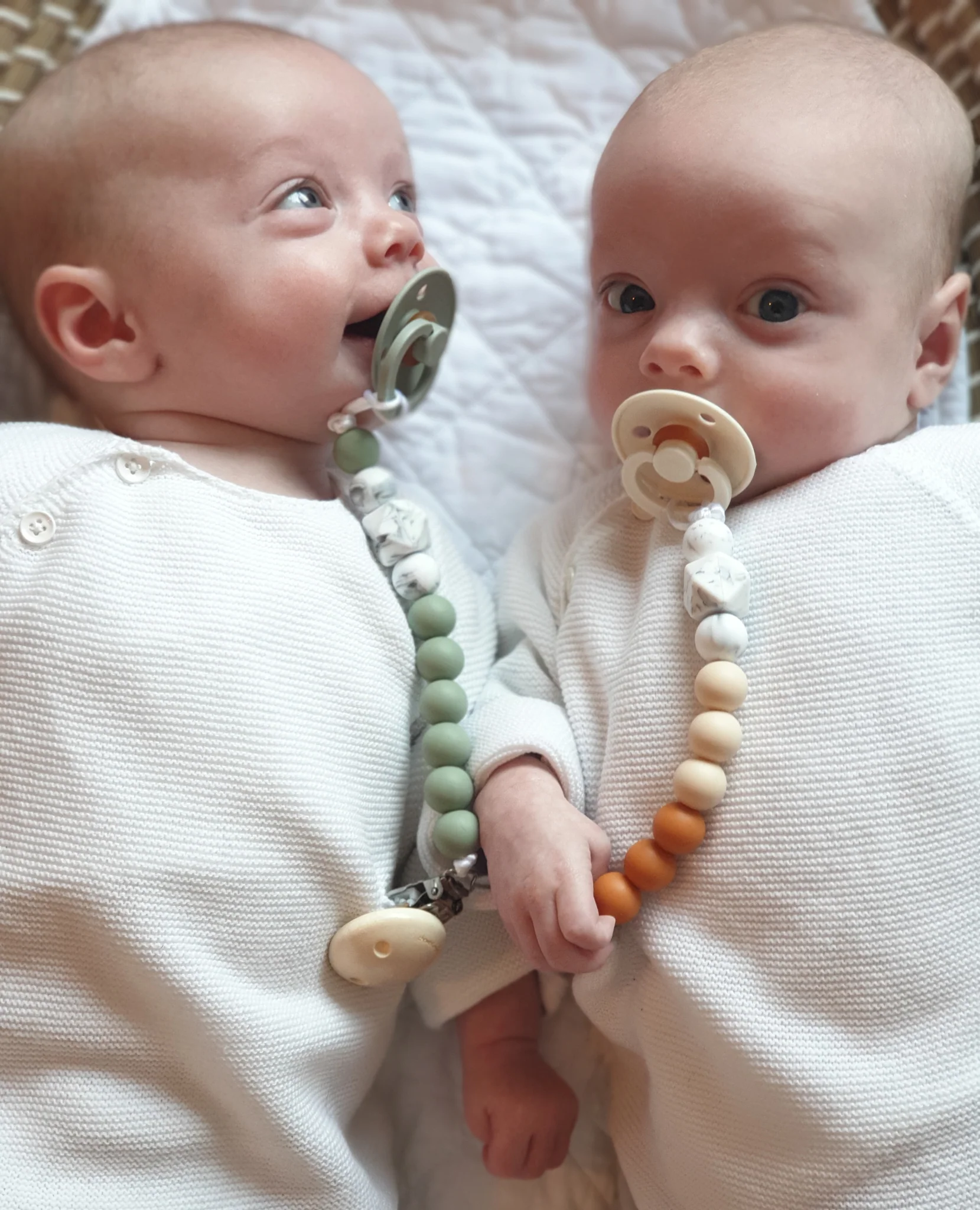 Čiulptuko laikiklis, mėlyna/marmuro