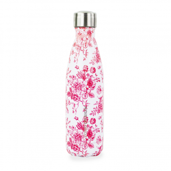 Yoko Design nerūdijančio plieno gertuvė, TOILE DE JOUY RED, 500 ml