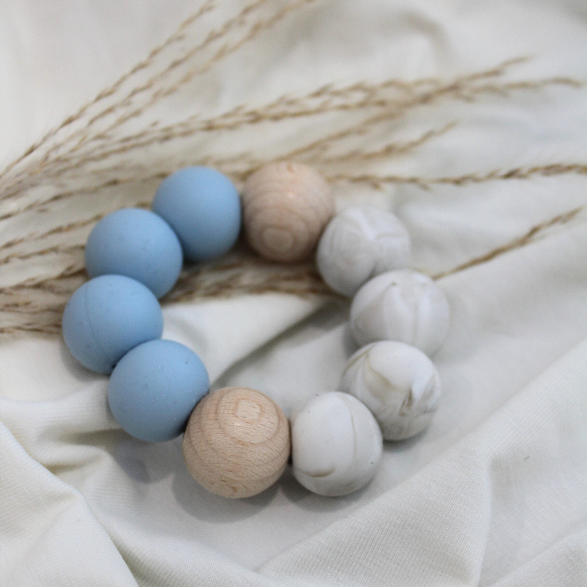 Kramtukas kūdikiams, mėlyna/marmuro