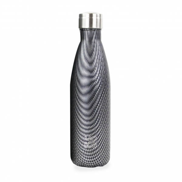 Yoko Design nerūdijančio plieno gertuvė, CARBON, 500 ml