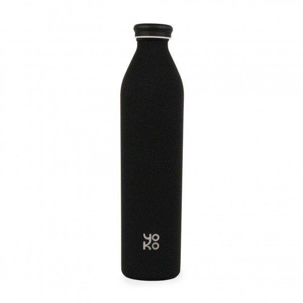 XL nerūdijančio plieno gertuvė, MATTE BLACK, 1000 ml
