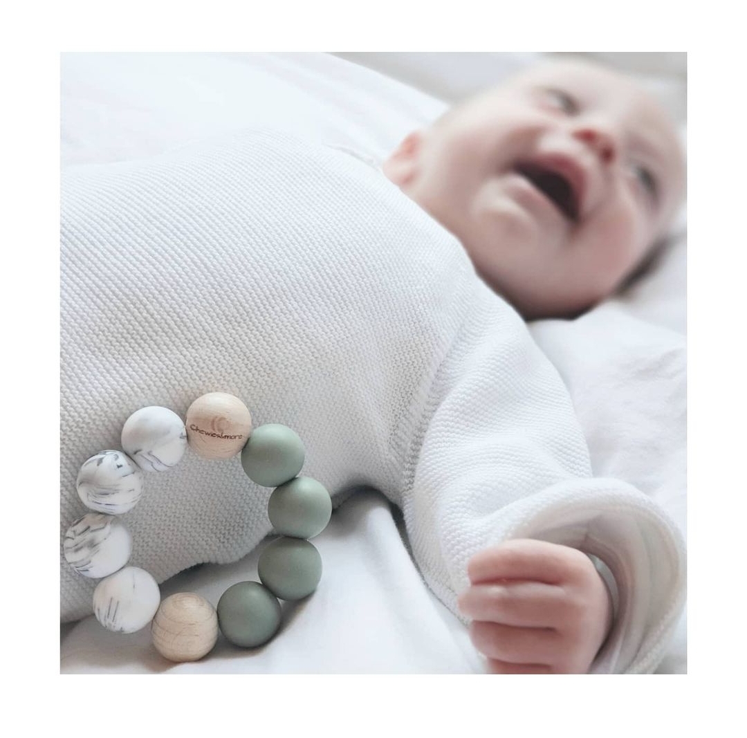 Kramtukas kūdikiams, šalavijų/marmuro